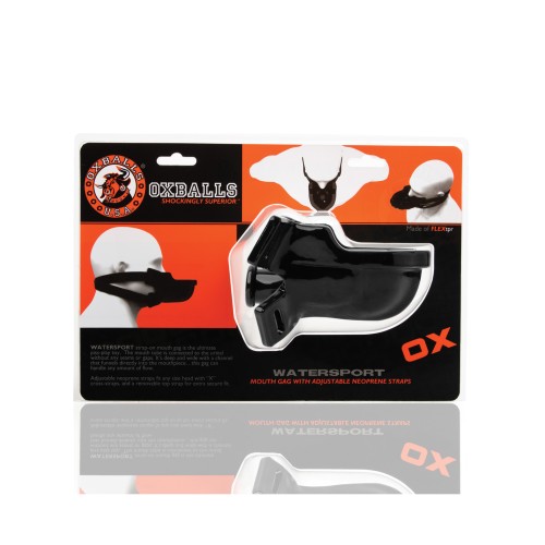 Gag Strap-On Oxballs Watersport Negro