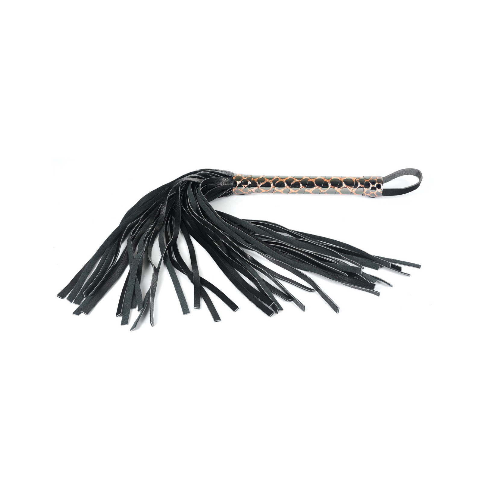 Spartacus Faux Leather Flogger in Gold