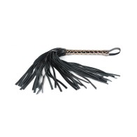 Spartacus Faux Leather Flogger in Gold