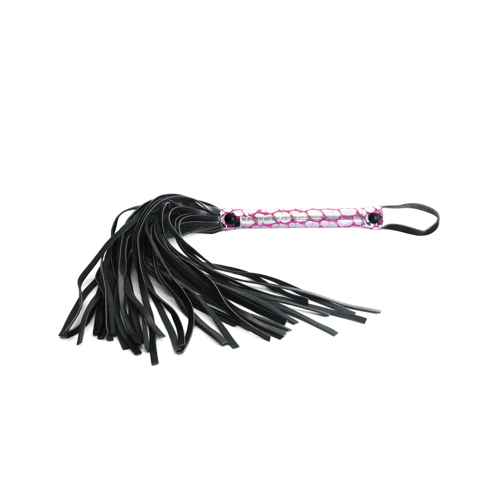 Spartacus Pink Faux Leather Flogger for Kinky Play