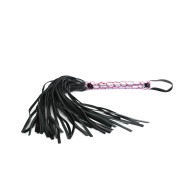 Spartacus Pink Faux Leather Flogger for Kinky Play