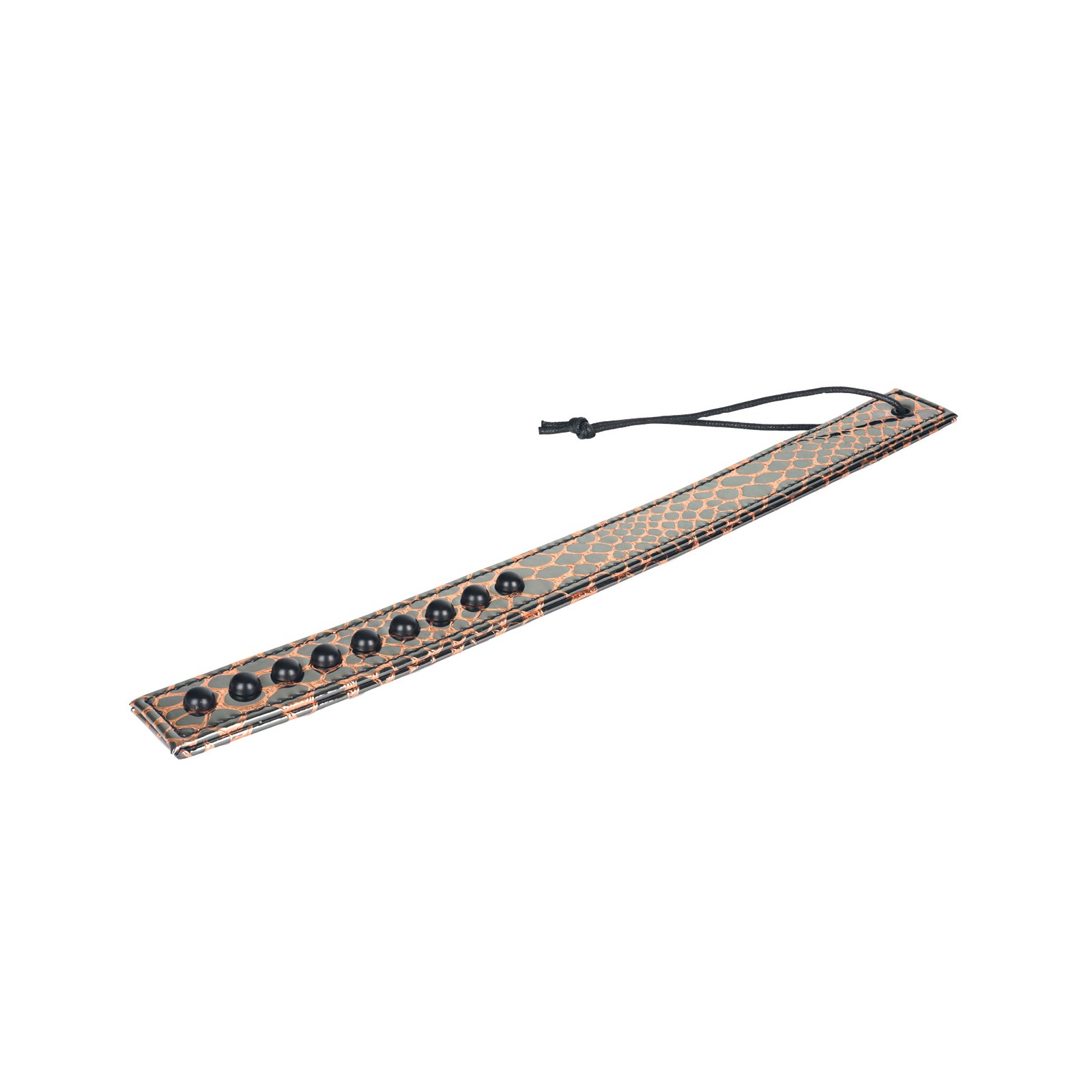 Spartacus Faux Leather Paddle in Gold for BDSM