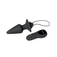 Evolved Plug Play Remote Anal Plug Black