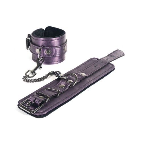 Spartacus Galaxy Legend Faux Leather Wrist Restraints Purple