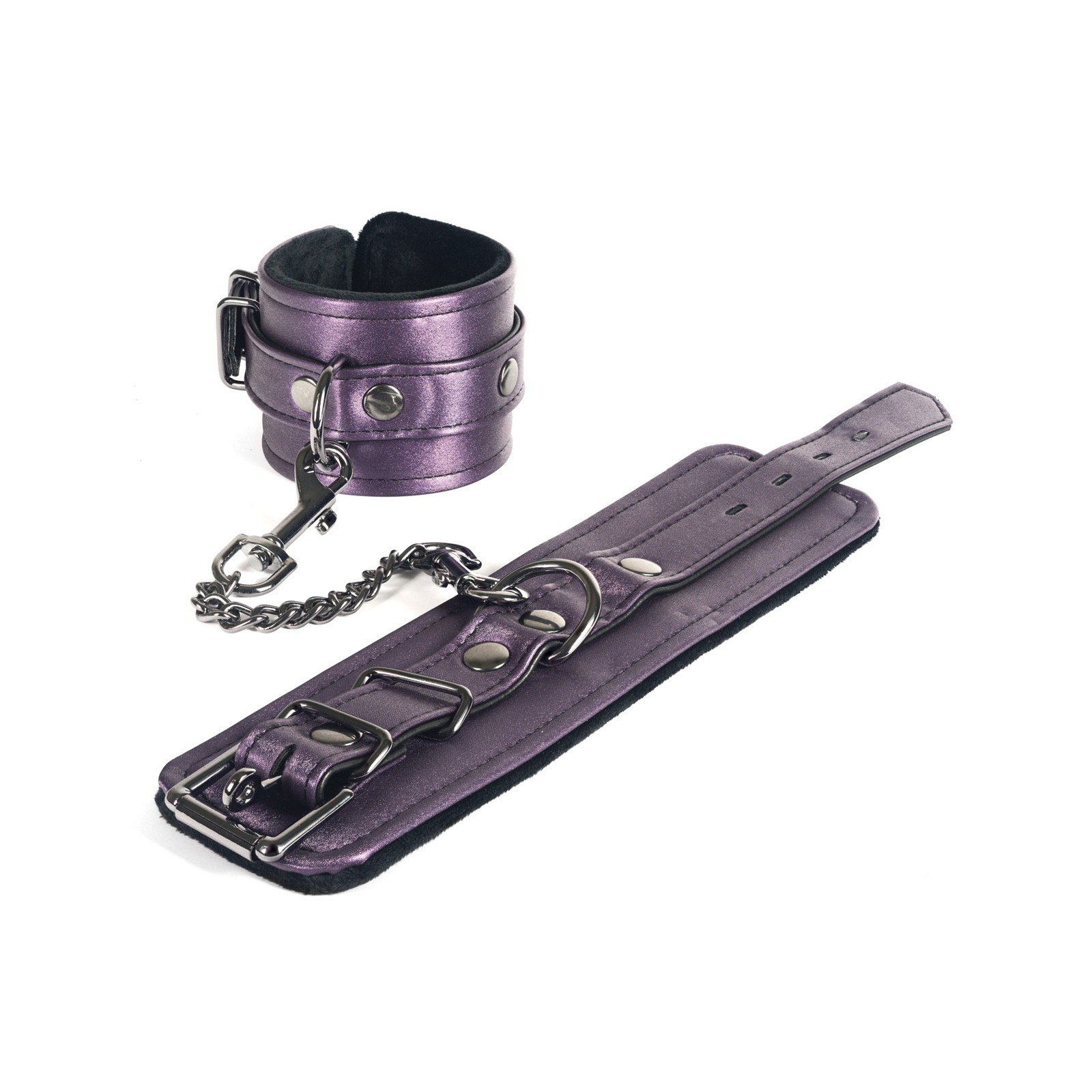 Spartacus Faux Leather Ankle Restraints for Bondage