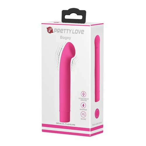 Pretty Love Bogey G-Spot Mini Vibrator - Pink