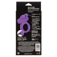 Silicone Rechargeable Rockin' Rabbit Enhancer Purple