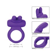 Silicone Rechargeable Rockin' Rabbit Enhancer Purple