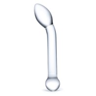 Dildo de Cristal Slimline de 8 Pulgadas para el Punto G