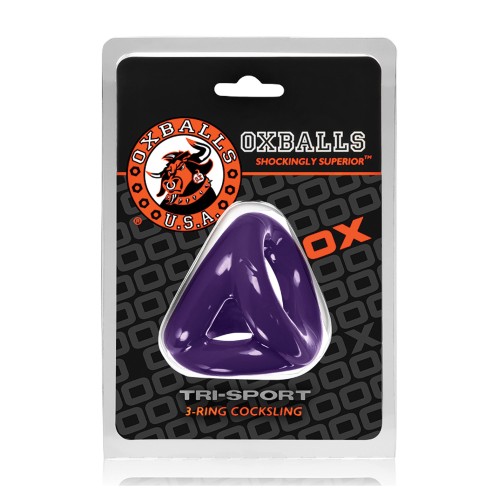 Oxballs Tri Sport Cocksling Eggplant Color