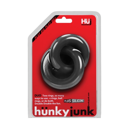 Hunky Junk Linked Cock & Ball Rings