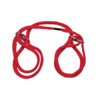 Japanese Style Cotton Bondage Rope Red - Premium Quality