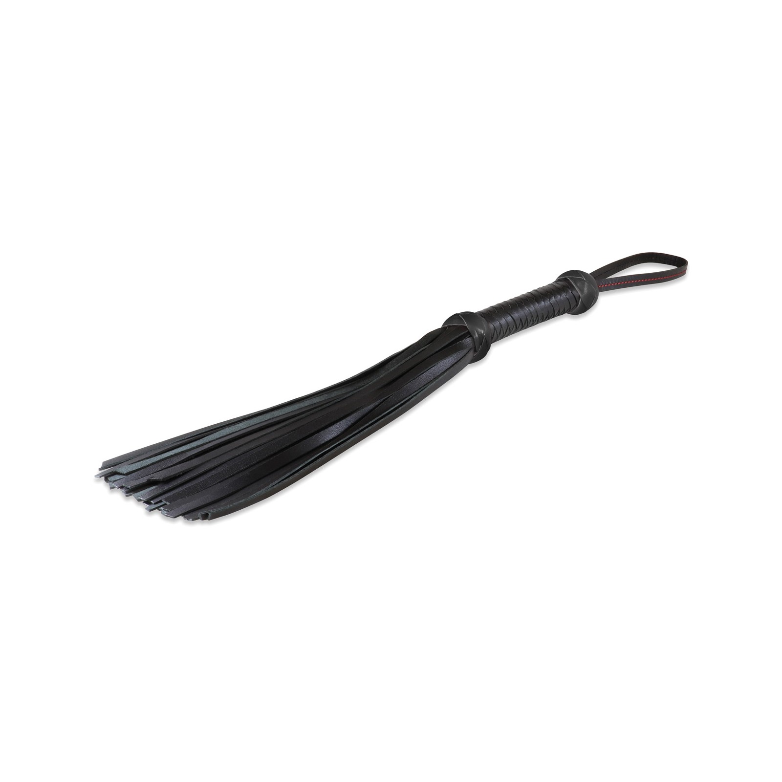 Sultra 16 Inch Leather Flogger - Black