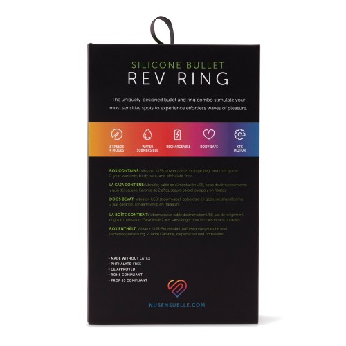 Anillo Vibrador Nu Sensuelle Rev de 7 Funciones