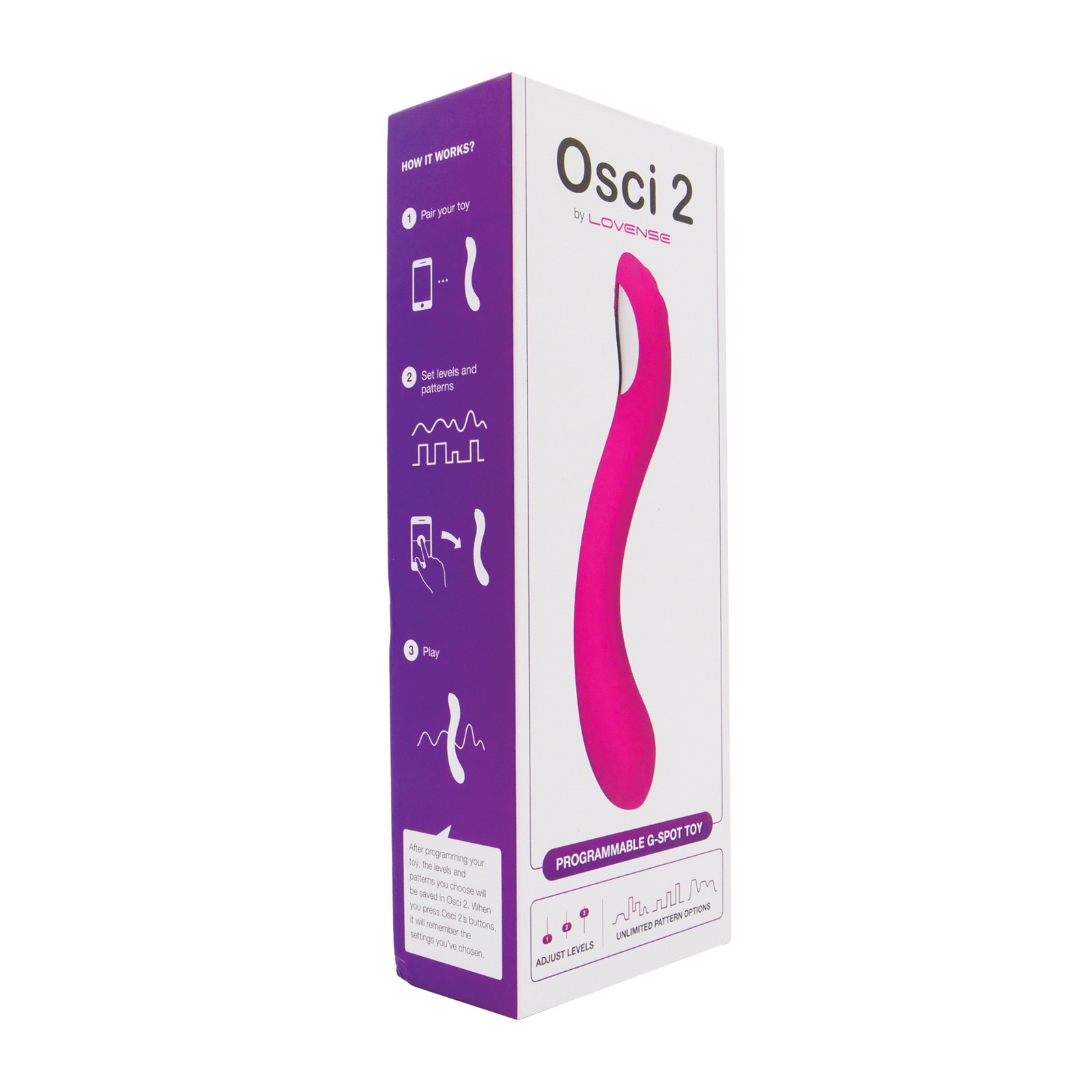 Vibrador de Punto G Lovense Osci 2 Rosa