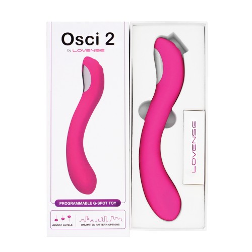 Vibrador de Punto G Lovense Osci 2 Rosa