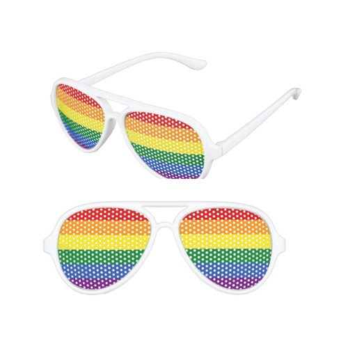 Pride Pinhole Glasses Rainbow