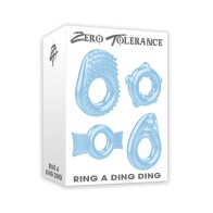 Set de Anillos para el Pene Zero Tolerance de 4 para un Placer Mejorado