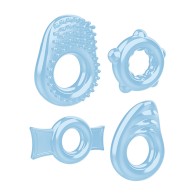 Zero Tolerance Cock Ring Set of 4 for Enhanced Pleasure