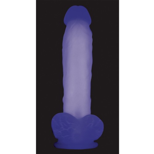 Evolved Luminous Non-Vibrating Dildo Purple