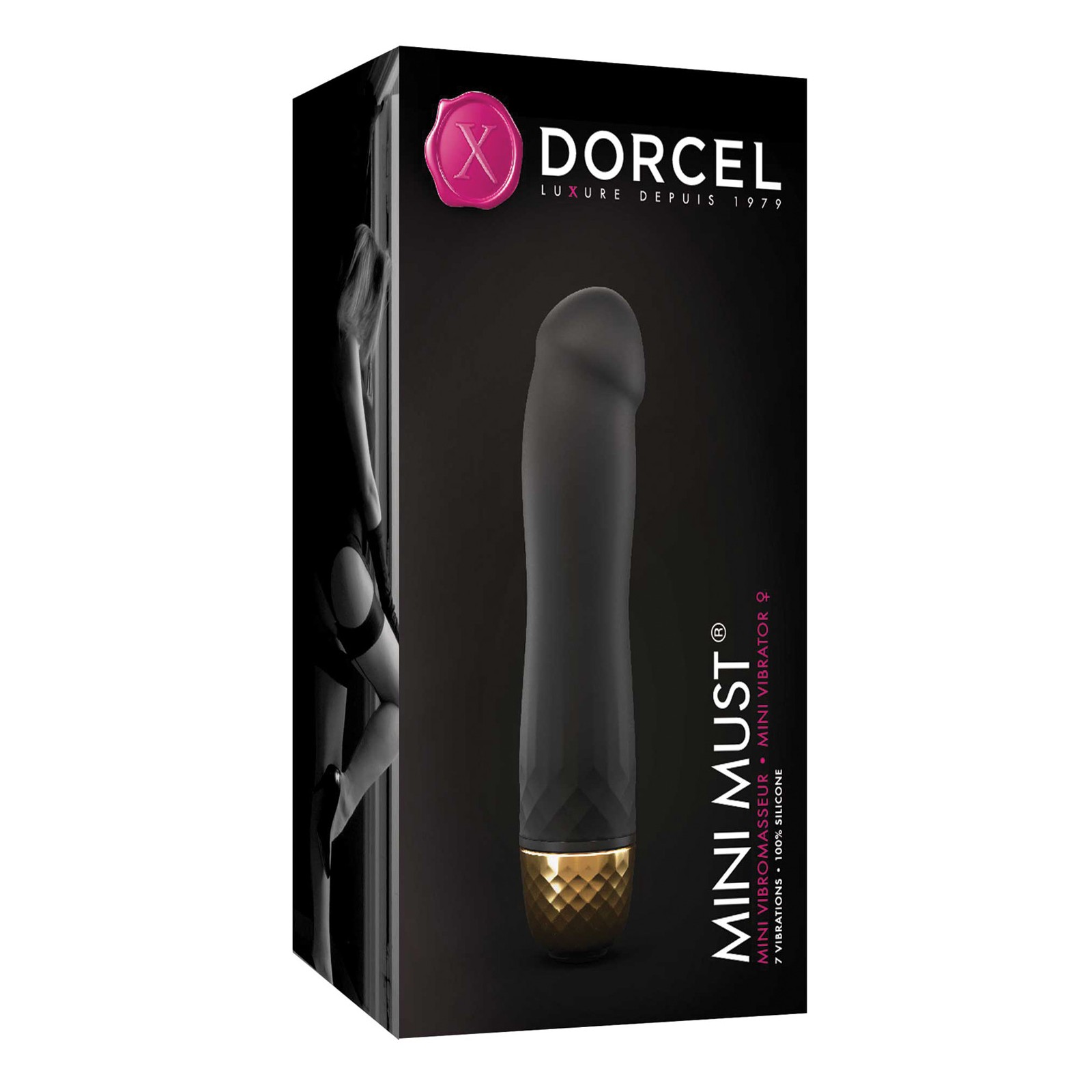 Dorcel Mini Must Vibrator - Black/Gold