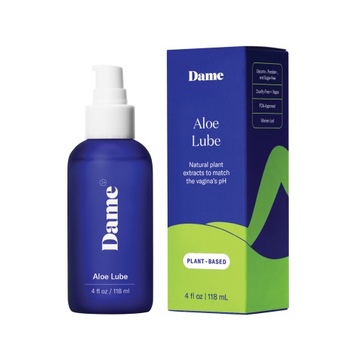 Dame Alu - Lubricante a Base de Agua de Aloe Vera - 4 oz