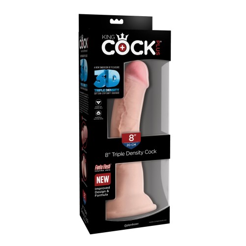 King Cock Plus 8 Inch Realistic Attachment - Versatile Fun