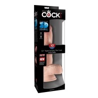 King Cock Plus 10" Triple Density Fat Cock for Realistic Pleasure