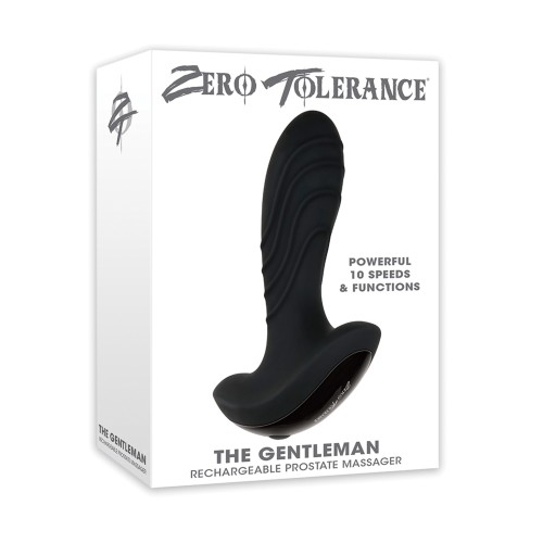 Zero Tolerance El Caballero Masajeador Prostate Negro - Placer Supremo