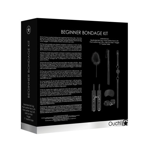 Kit de Bondage para Principiantes Ouch para Juegos Emocionantes de Pareja