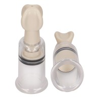 Shots Pumped Nipple Suction Cups Set