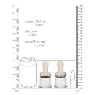 Shots Pumped Nipple Suction Cups Set Large