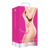 Shots Ouch Strapless Silicone Strap-On Pink