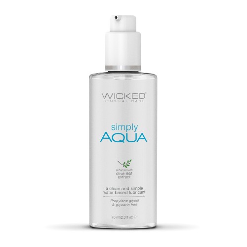 Wicked Sensual Care Simply Aqua Water Based Lubricant