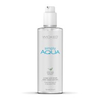 Wicked Sensual Care Simply Aqua Lubricant - 4 oz