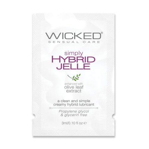 Wicked Sensual Care Lubricante Híbrido Jelle 0.1 oz