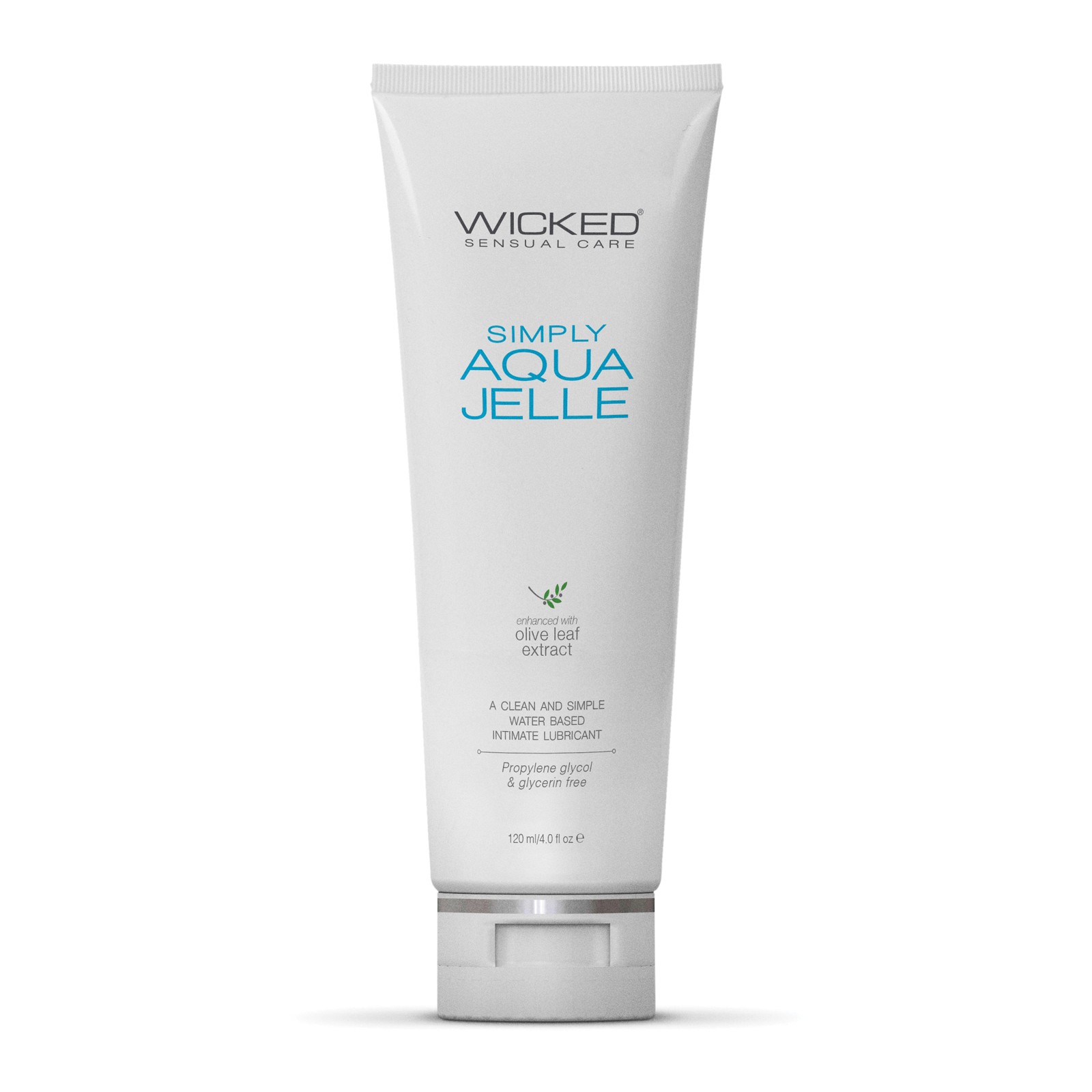 Wicked Simply Aqua Jelle Water Based Lubricant 4 oz