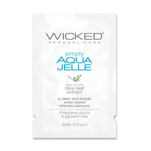 Lubricante a Base de Agua Simply Aqua Jelle - Wicked Sensual Care