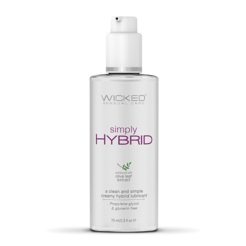 Lubricante Wicked Sensual Care Simply Hybrid 2.3 oz