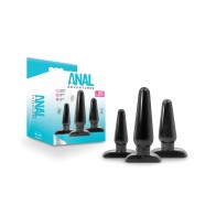 Blush Anal Adventures Basic Plug Kit Black