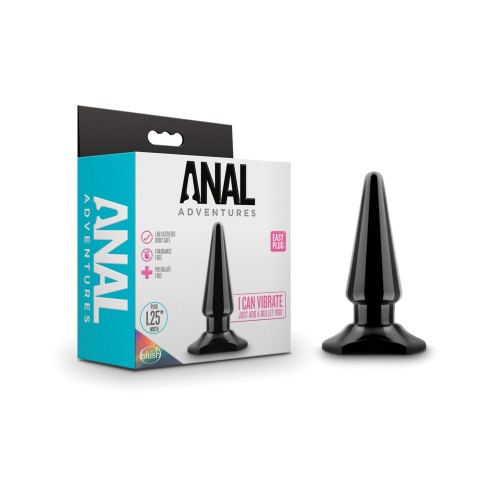 Blush Anal Adventures Easy Plug - Black