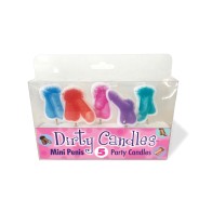 Mini Penis Dirty Candle Set of 5