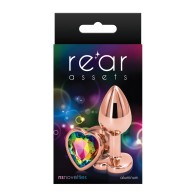 Anal Rainbow Heart Small de Rose Gold