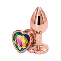 Anal Rainbow Heart Small de Rose Gold