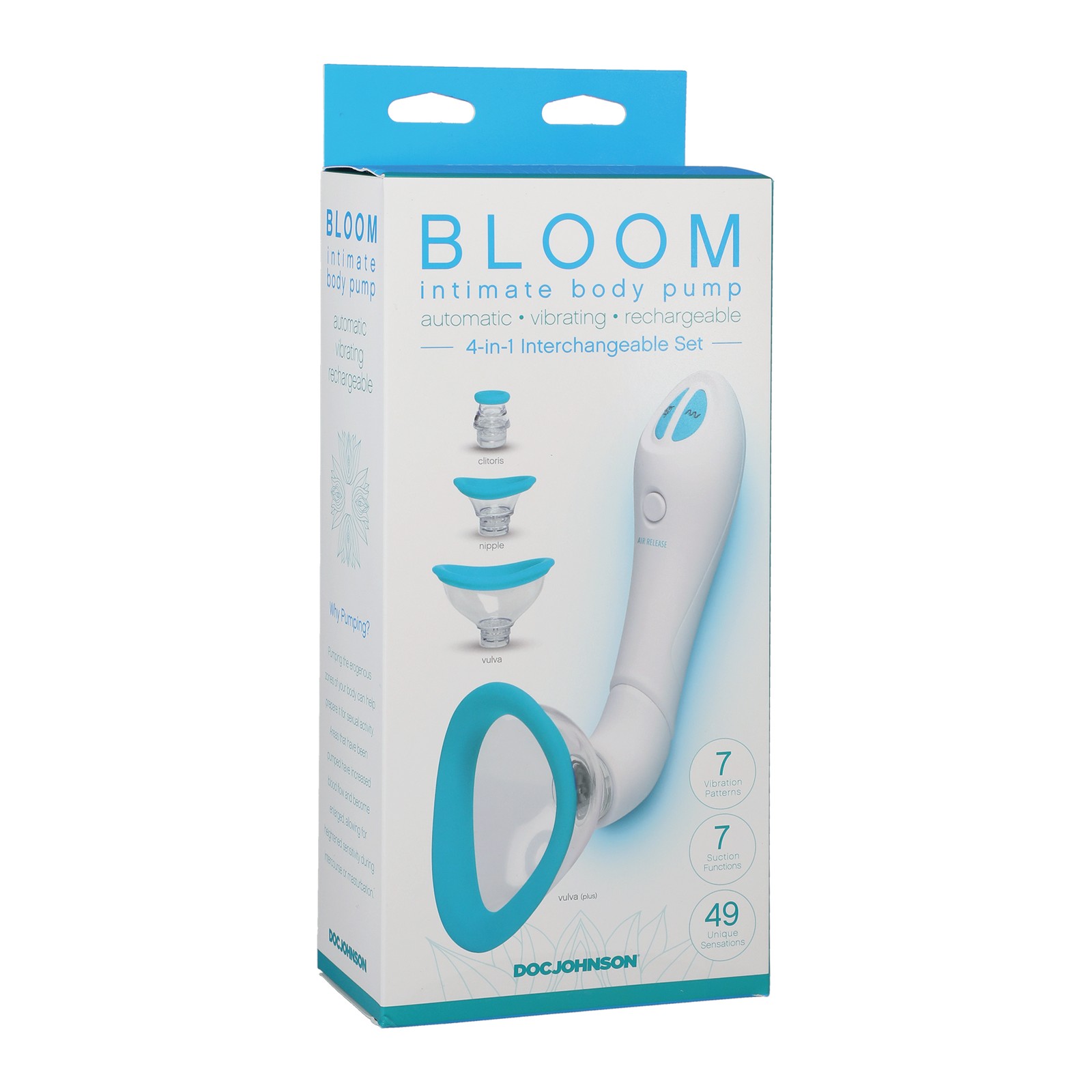 Bloom Intimate Automatic Vibrating Rechargeable Pump