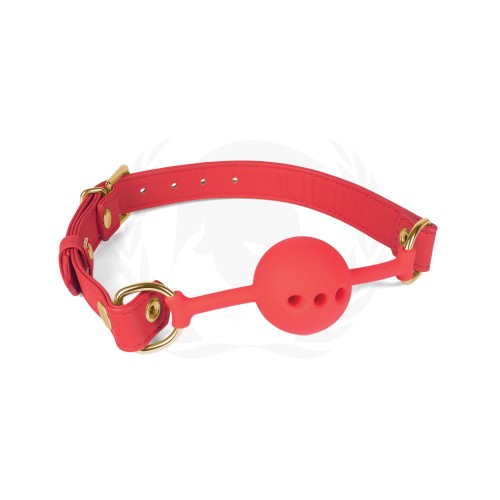 Gag de Silicona Spartacus Correas Rojas