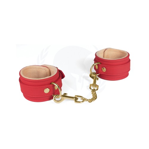 Spartacus PU Ankle Cuffs for Bondage Play