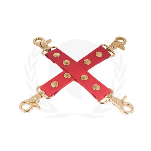 Spartacus PU Hog Tie Red