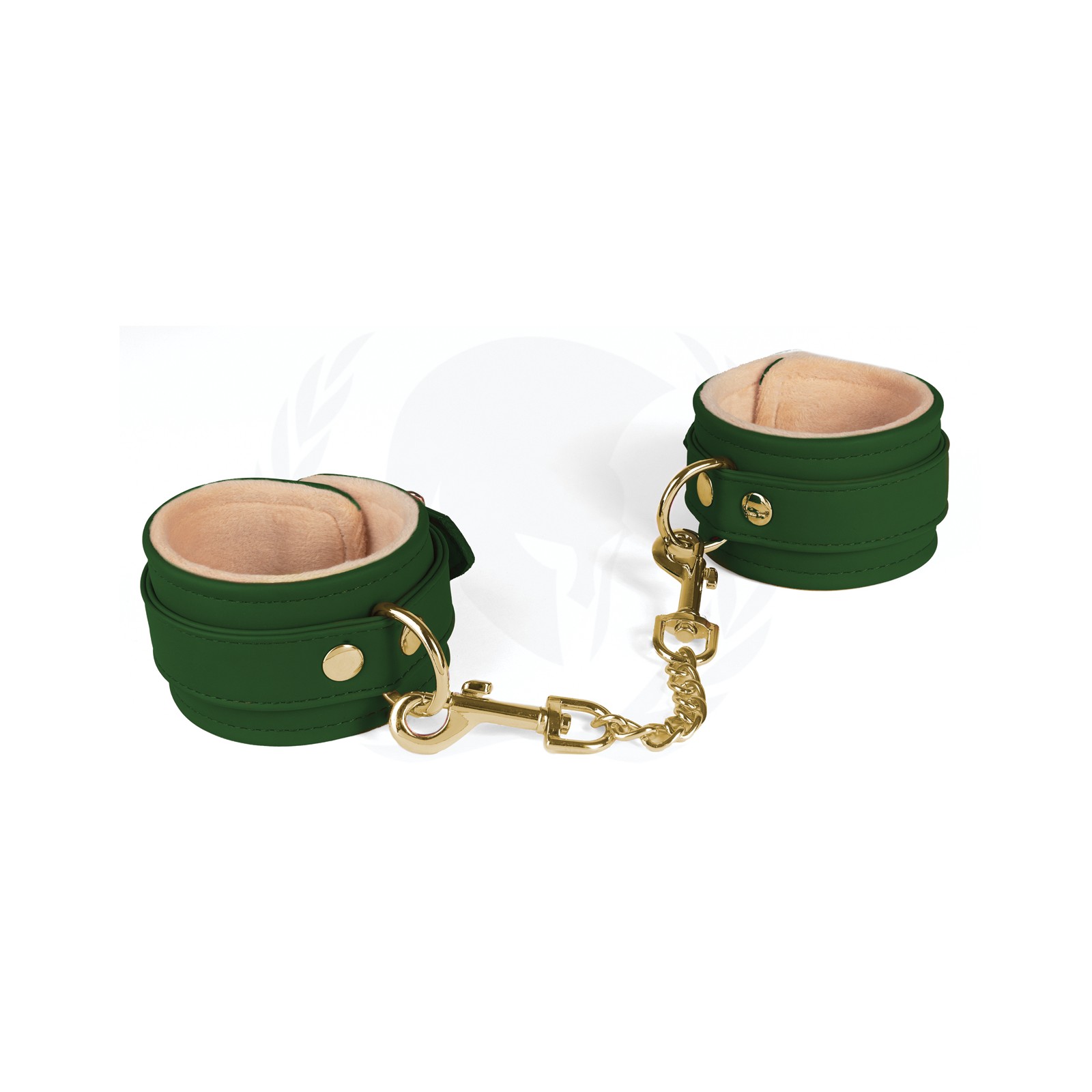 Spartacus PU Ankle Cuffs with Plush Lining