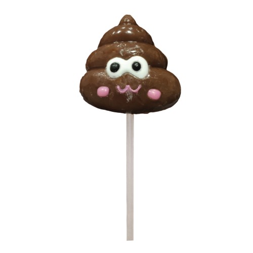 Shit Face Chocolate Poop Pop - Fun Treat